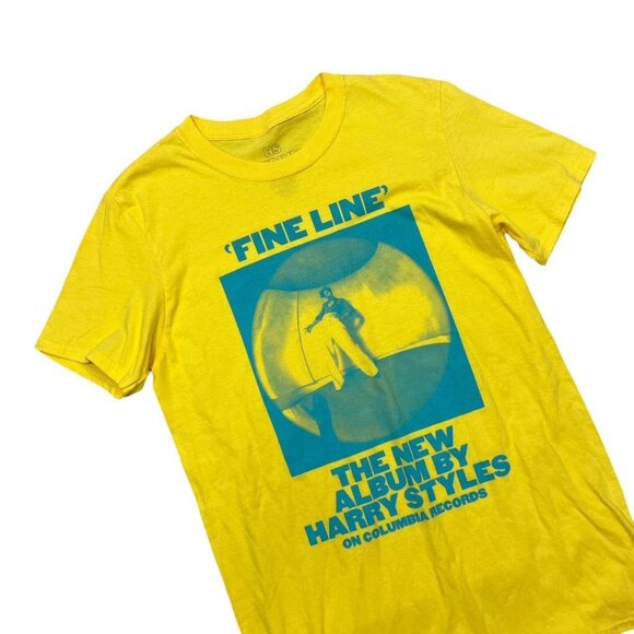 Harry Styles “Fine Line” Yellow Cotton T-Shirt Medium‎ Limited Edition - Picture 2 of 4